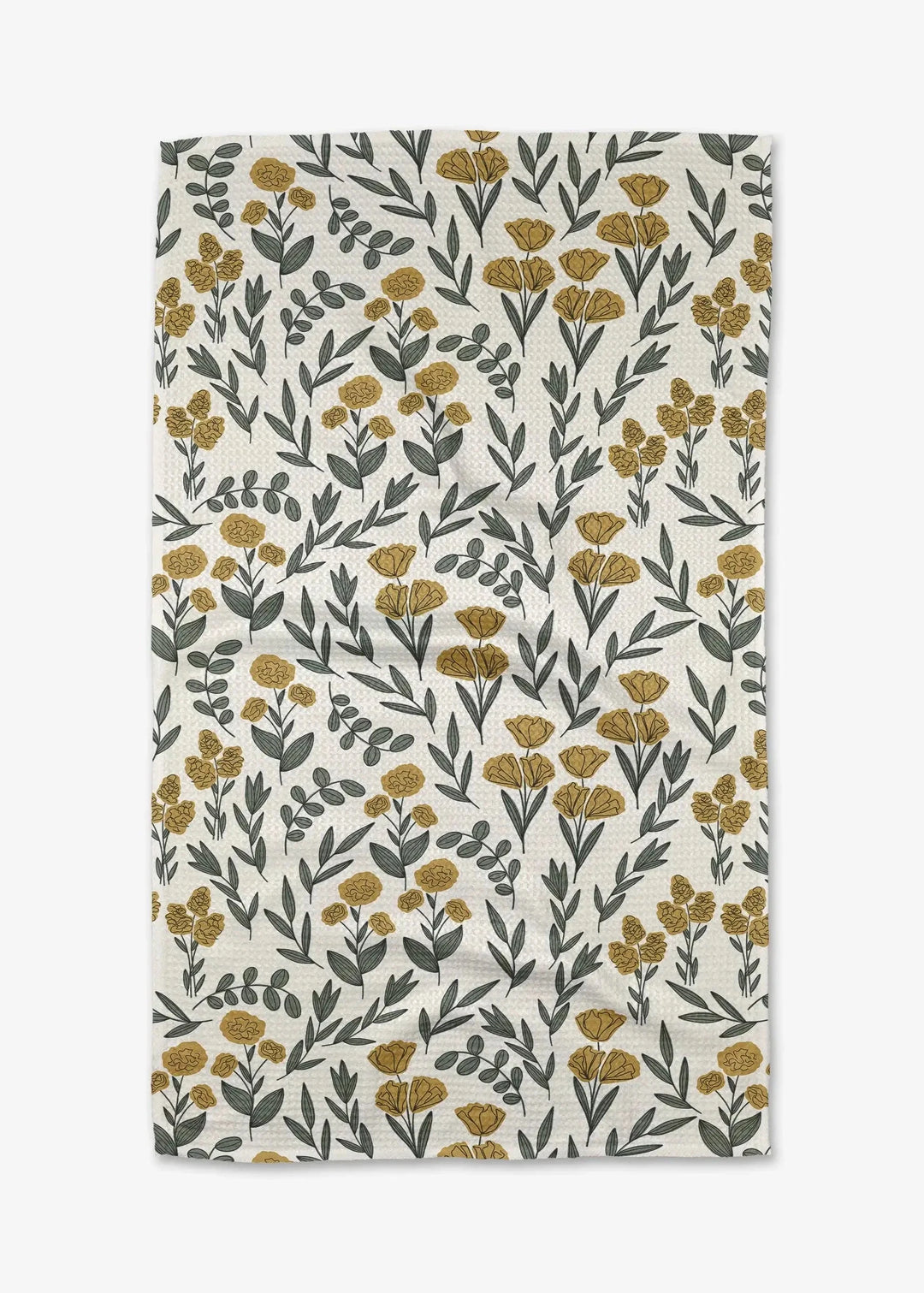 Charolette Yellow Tea Towel