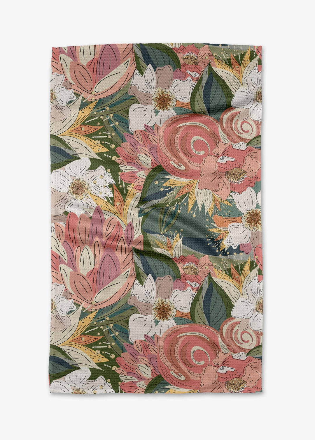 Flower Explosion Tea Towel