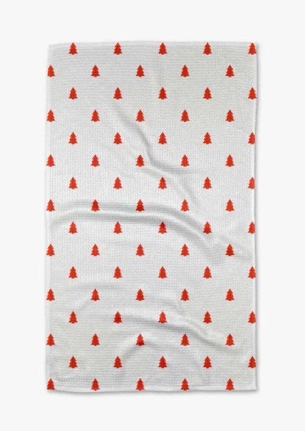 Merry Kitchen Tea Towel by Kailee Wright