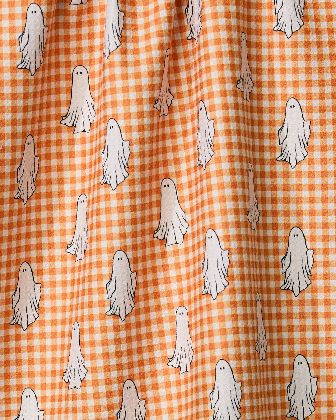 Gingham Ghosts Tea Towel