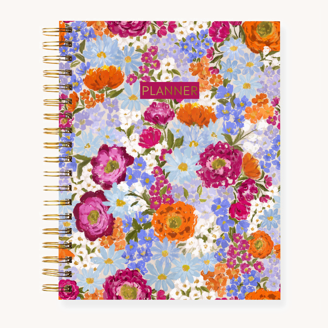 Floral Undated Planner