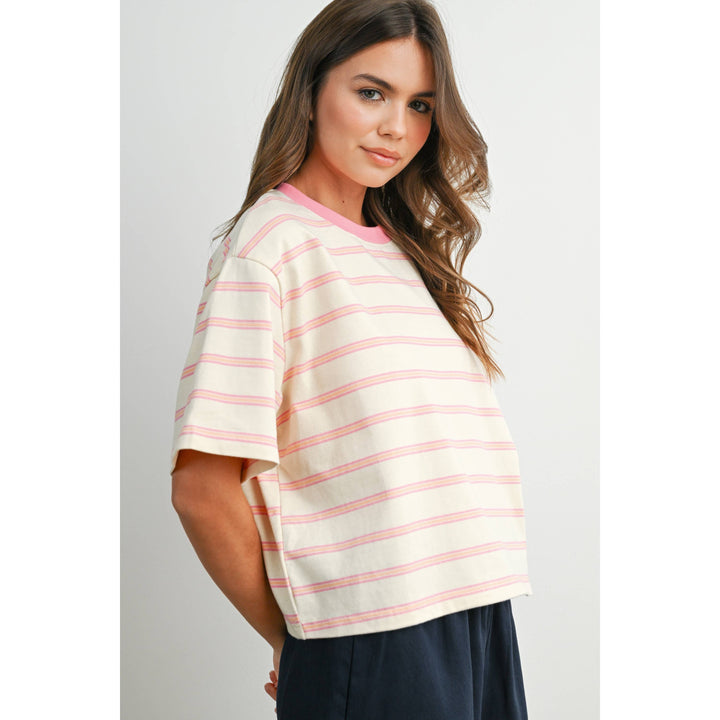The Cape Cod Striped Boxy Tee