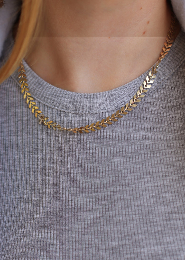 The Vanta Chevron Chain Necklace