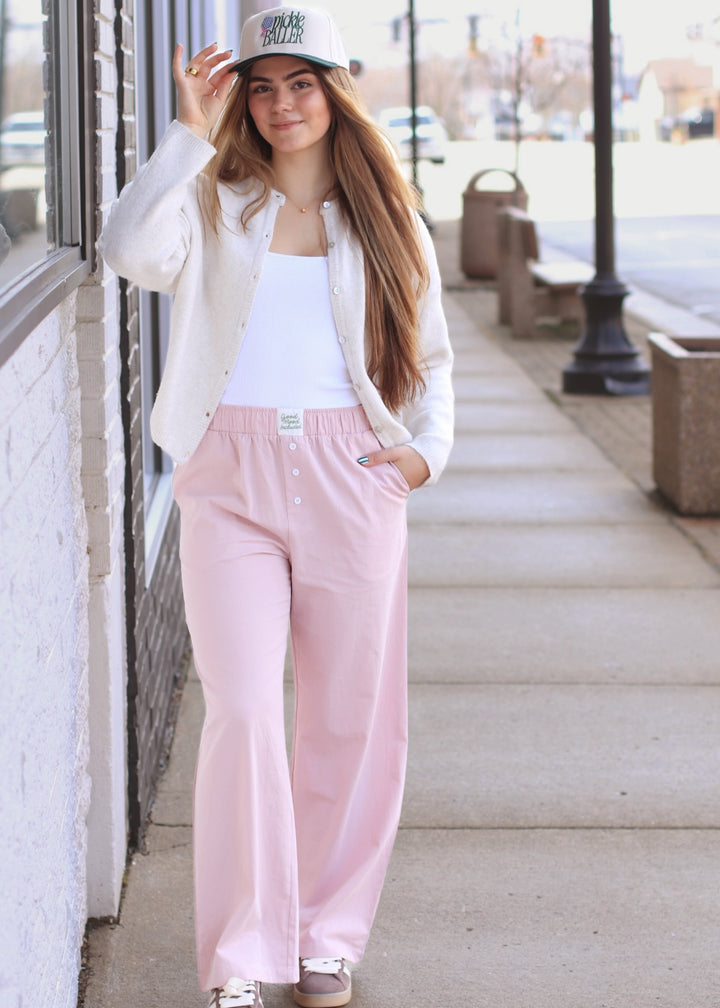 RESTOCK Ivory Ease Crew Neck Sweater Cardigan
