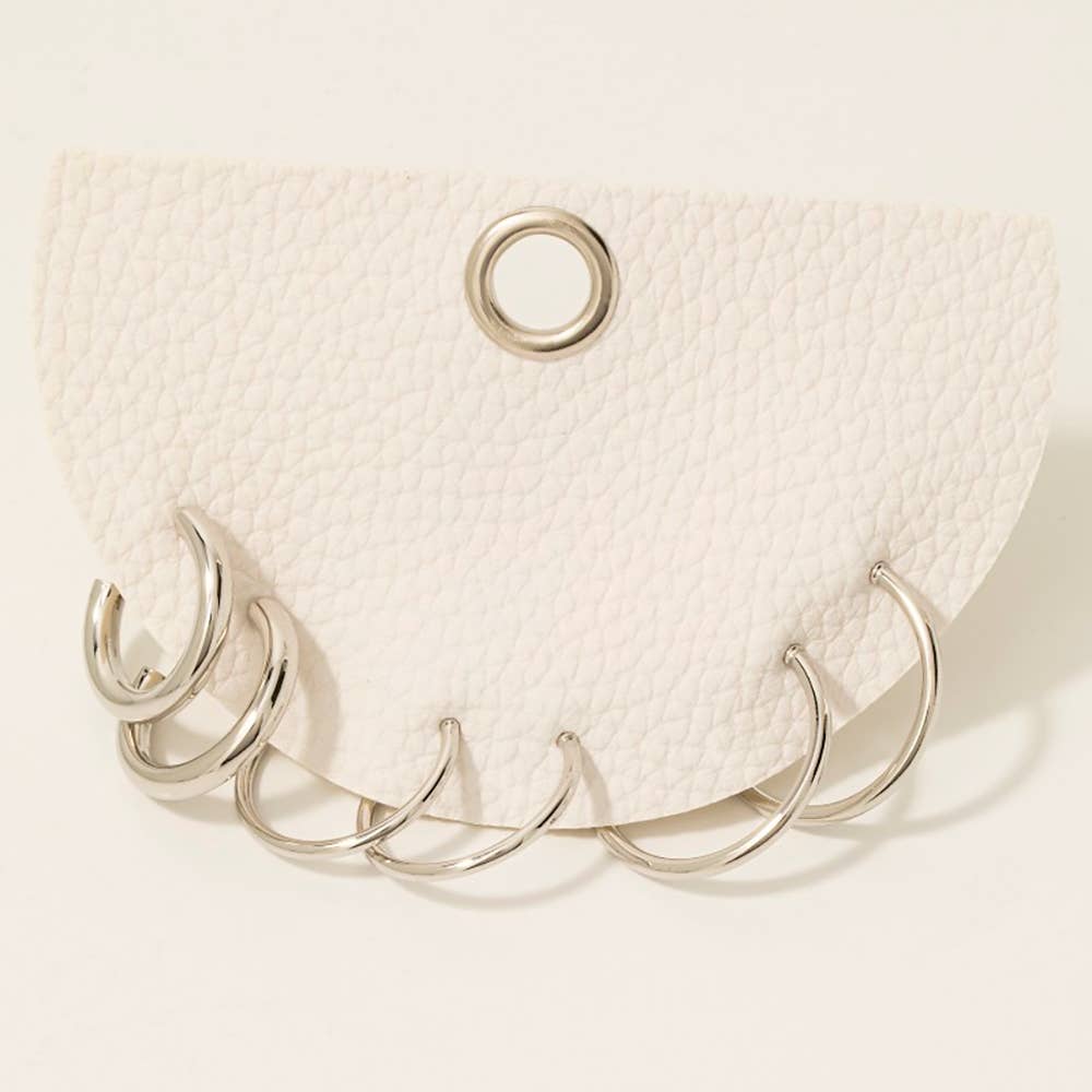 3Pc Dainty Tube Hoop Earrings Set
