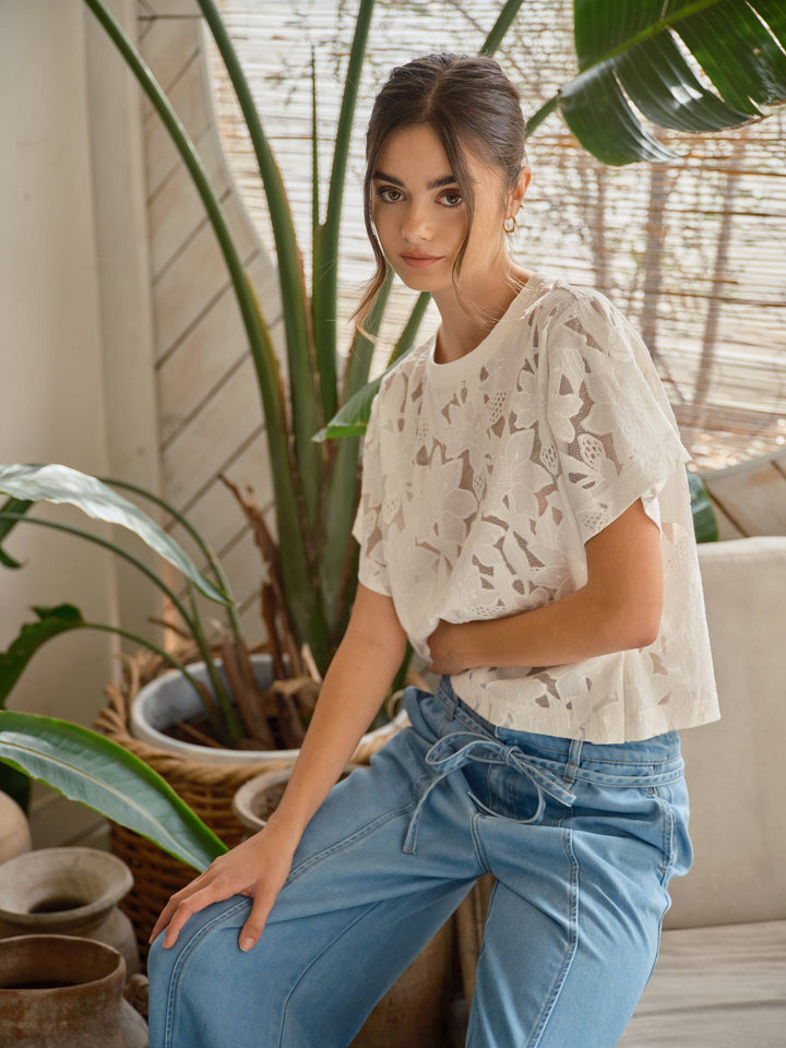 Floral Lace Blouse