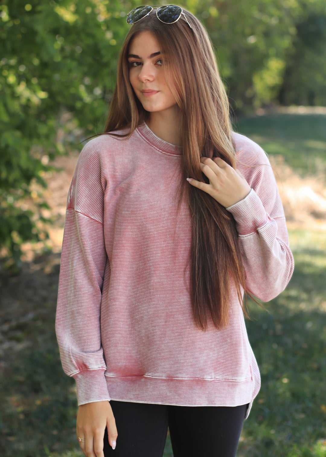 Winter Rose Pullover