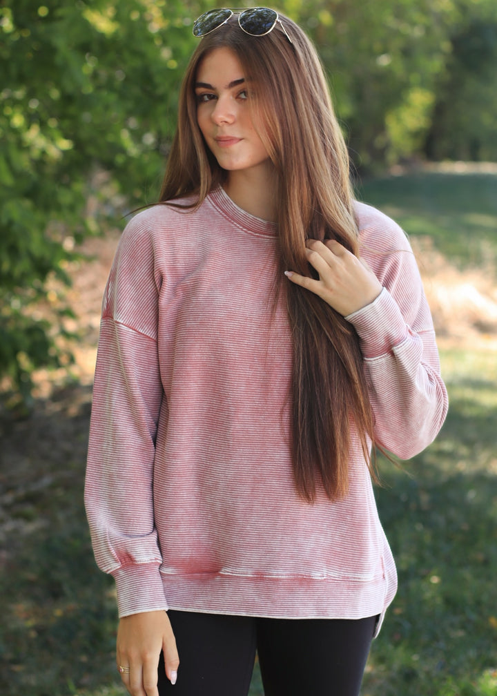 Winter Rose Pullover