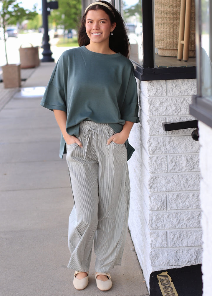 The Evergreen Scuba Top