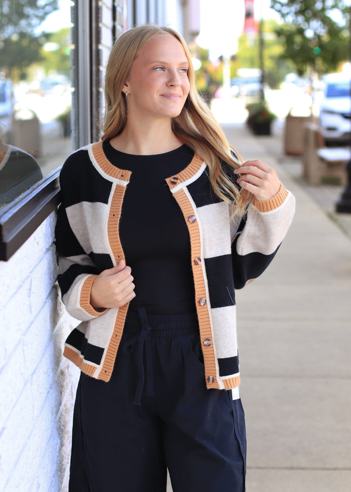The Oatmeal &amp; Onyx Cardigan