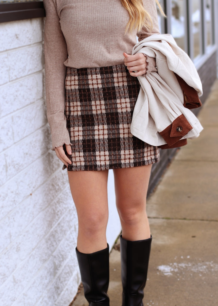 The Bronte Plaid Skirt