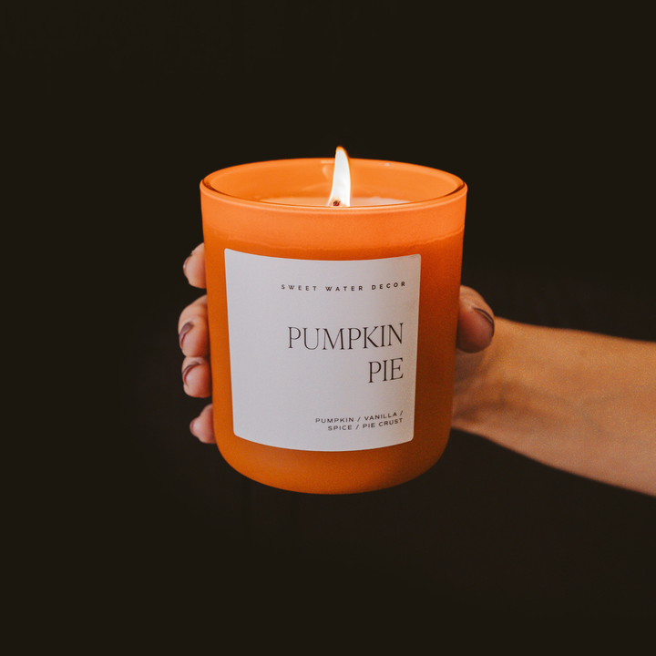 Pumpkin Pie 15 oz Soy Candle - Fall Decor & Gifts