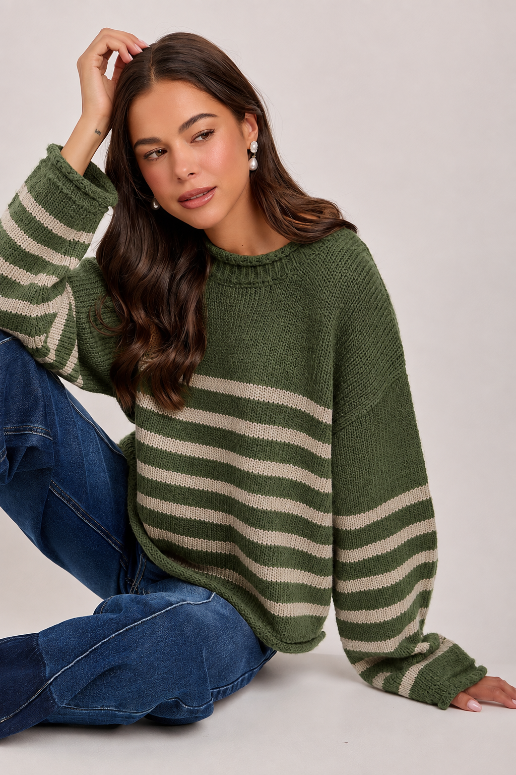 The Nutmeg Stripe Sweater