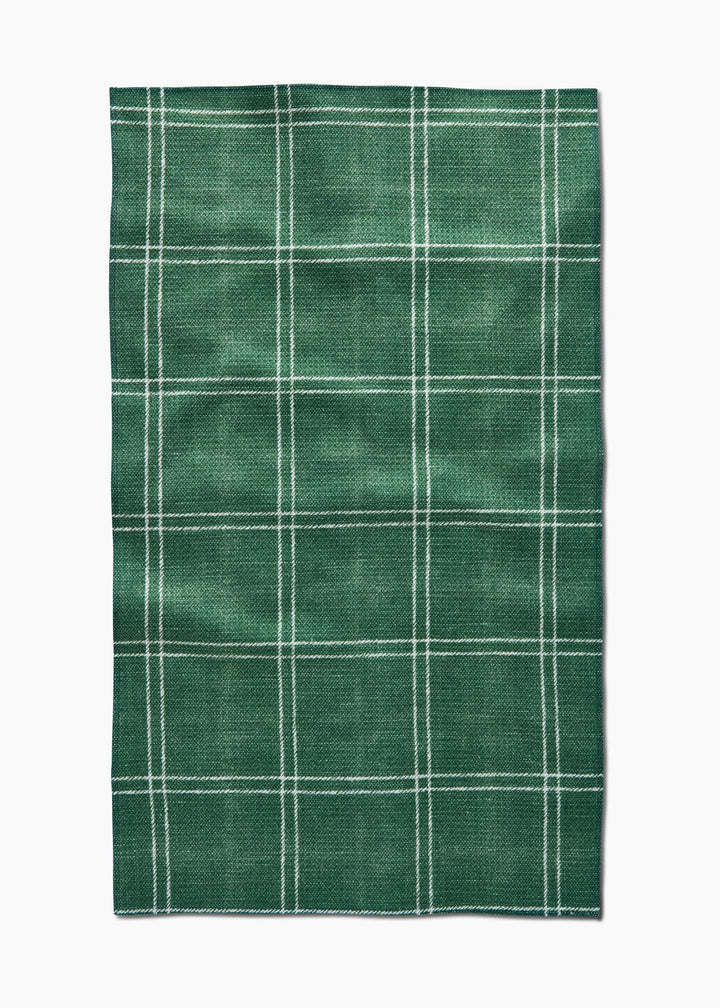 Pine Forest Plaid Tea Towel