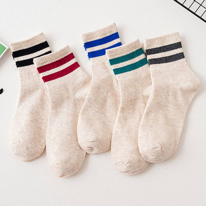 BASIC DAILY CASUAL SOCKS  KHAKIBLACK