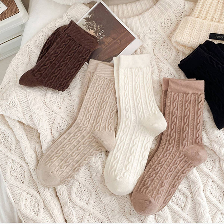 Cashmere Socks in Khaki