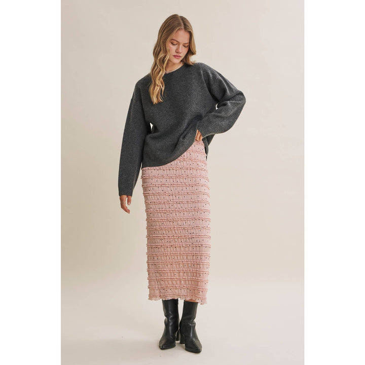 Autumn Gingham Back Sweater