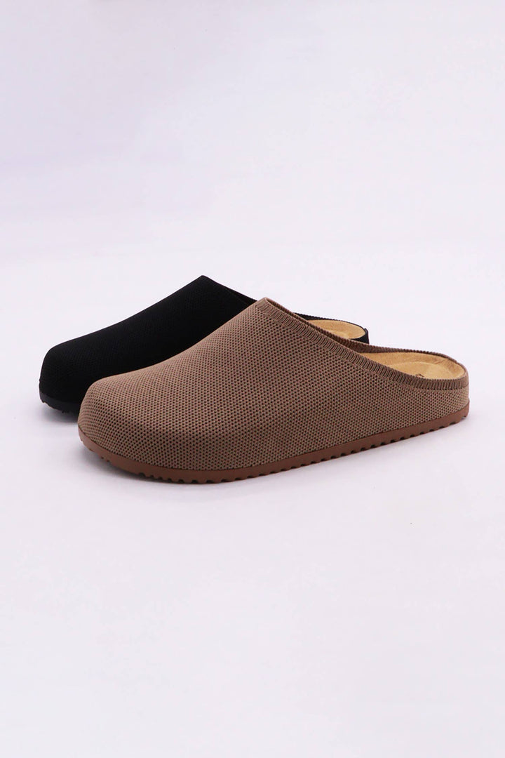 The Rowan Knit Clog in Oatmeal