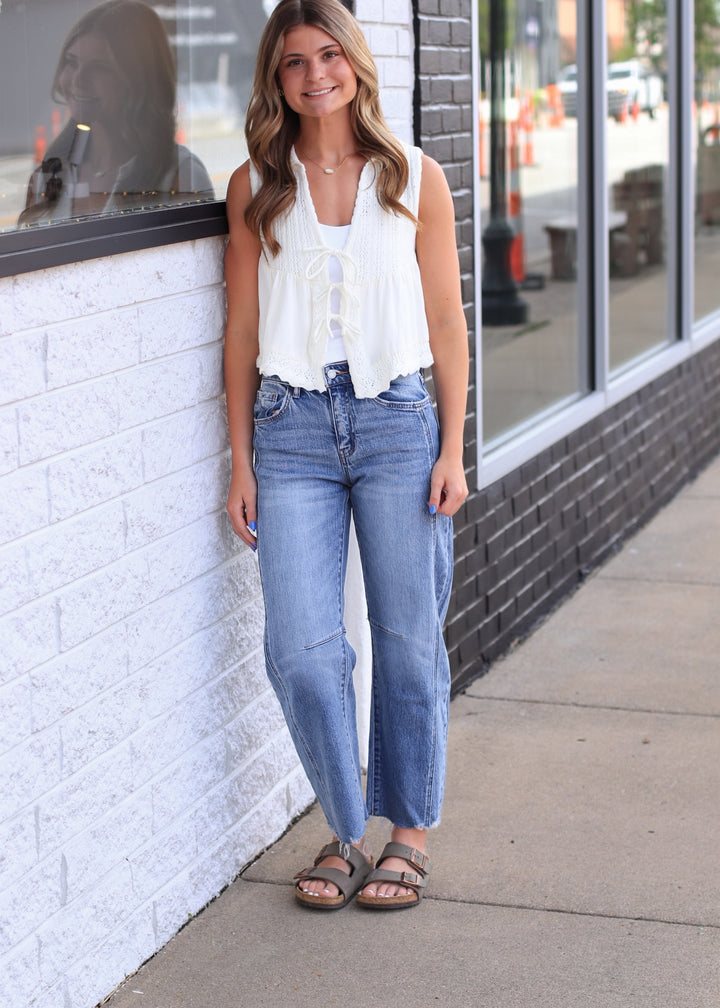 The Mercer Barrel Jean