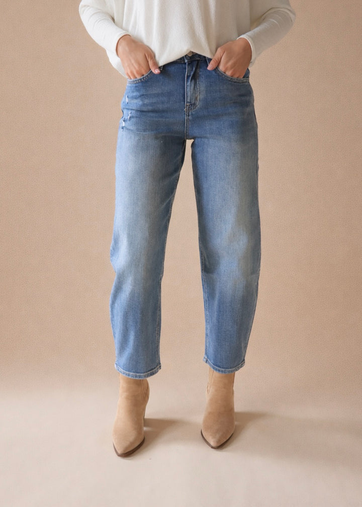 The Perfect Fit Barrel Jean