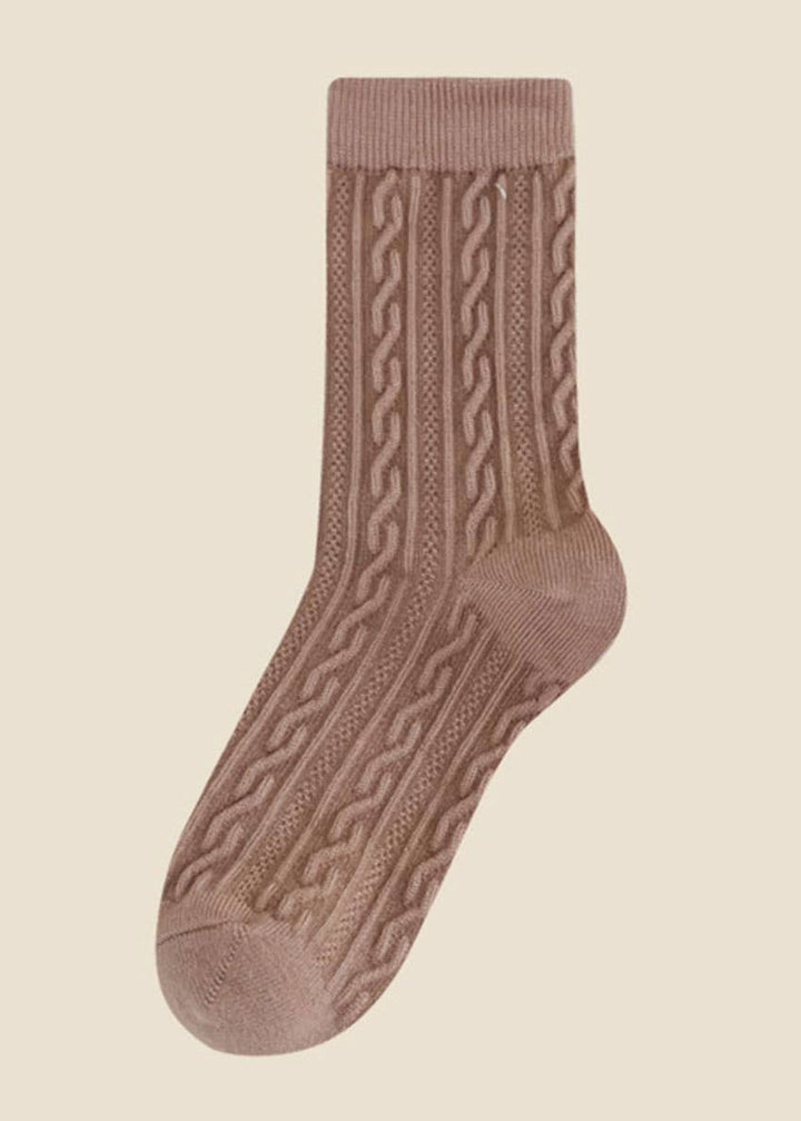 Cashmere Socks Light Coffee