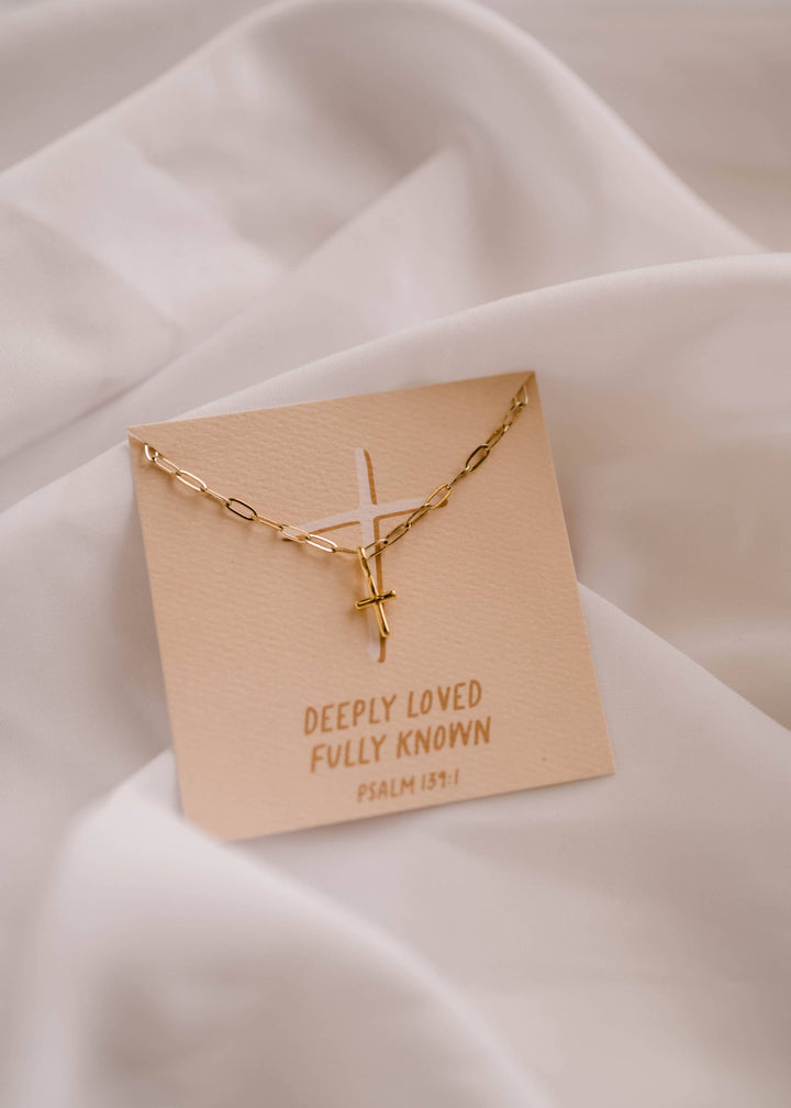 Deeply Loved Fully Known Charm Necklace I Christian Jewelry
