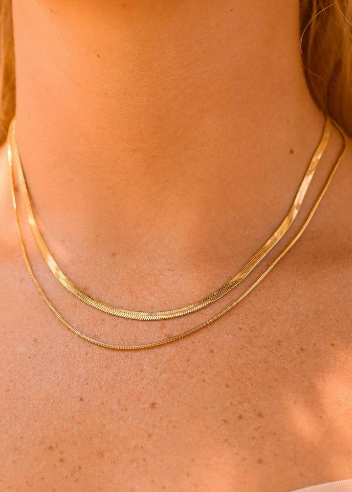 The Aurelia Herringbone Necklace