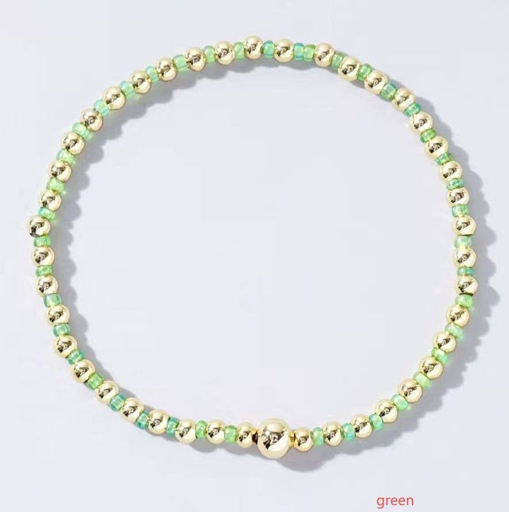 Boho Colorful Ball Beaded Bracelet