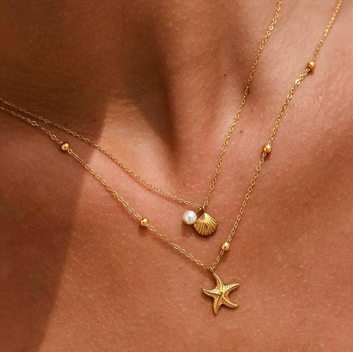 18K Gold PVD Plated Waterproof Stainless Steel Chain Necklace