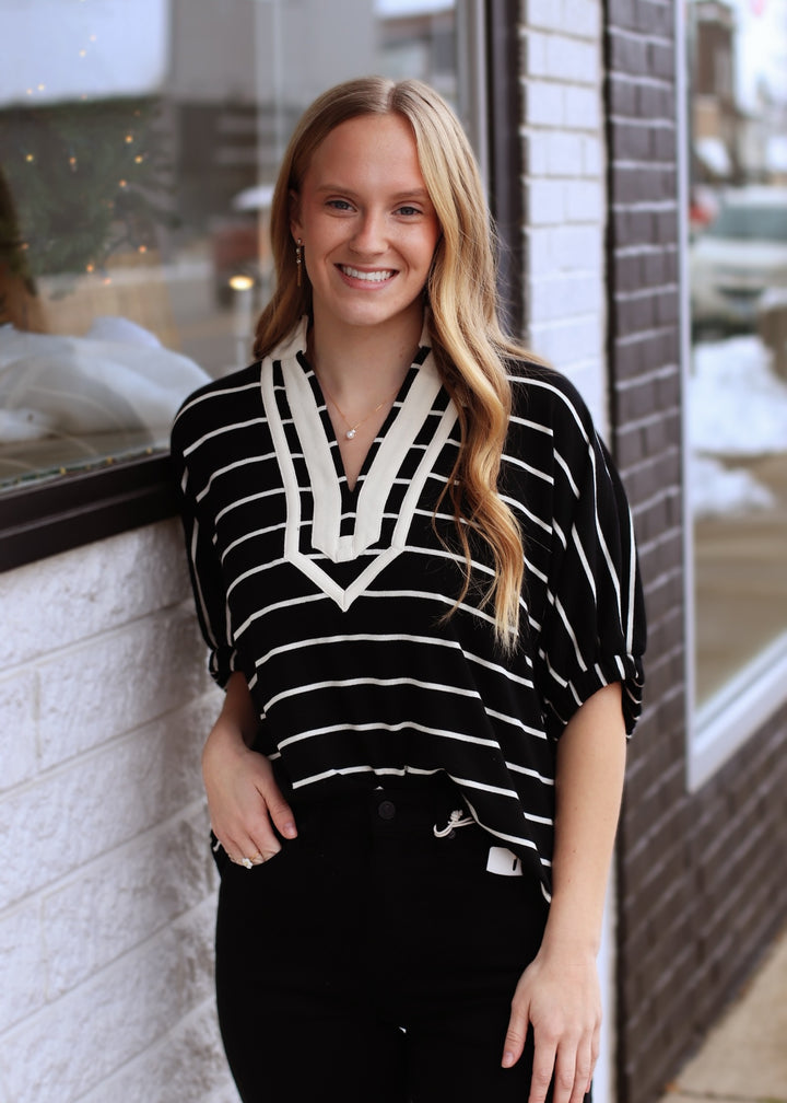 Henri Dolman Sleeve Top