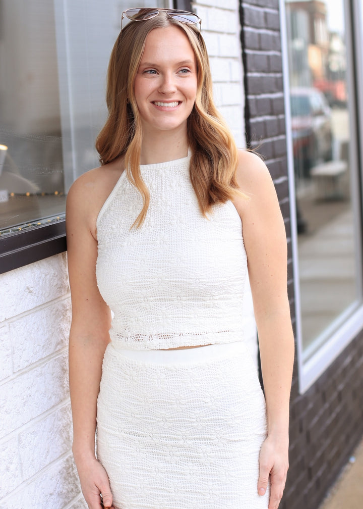 Breeze & Blossom Halter Neck Top