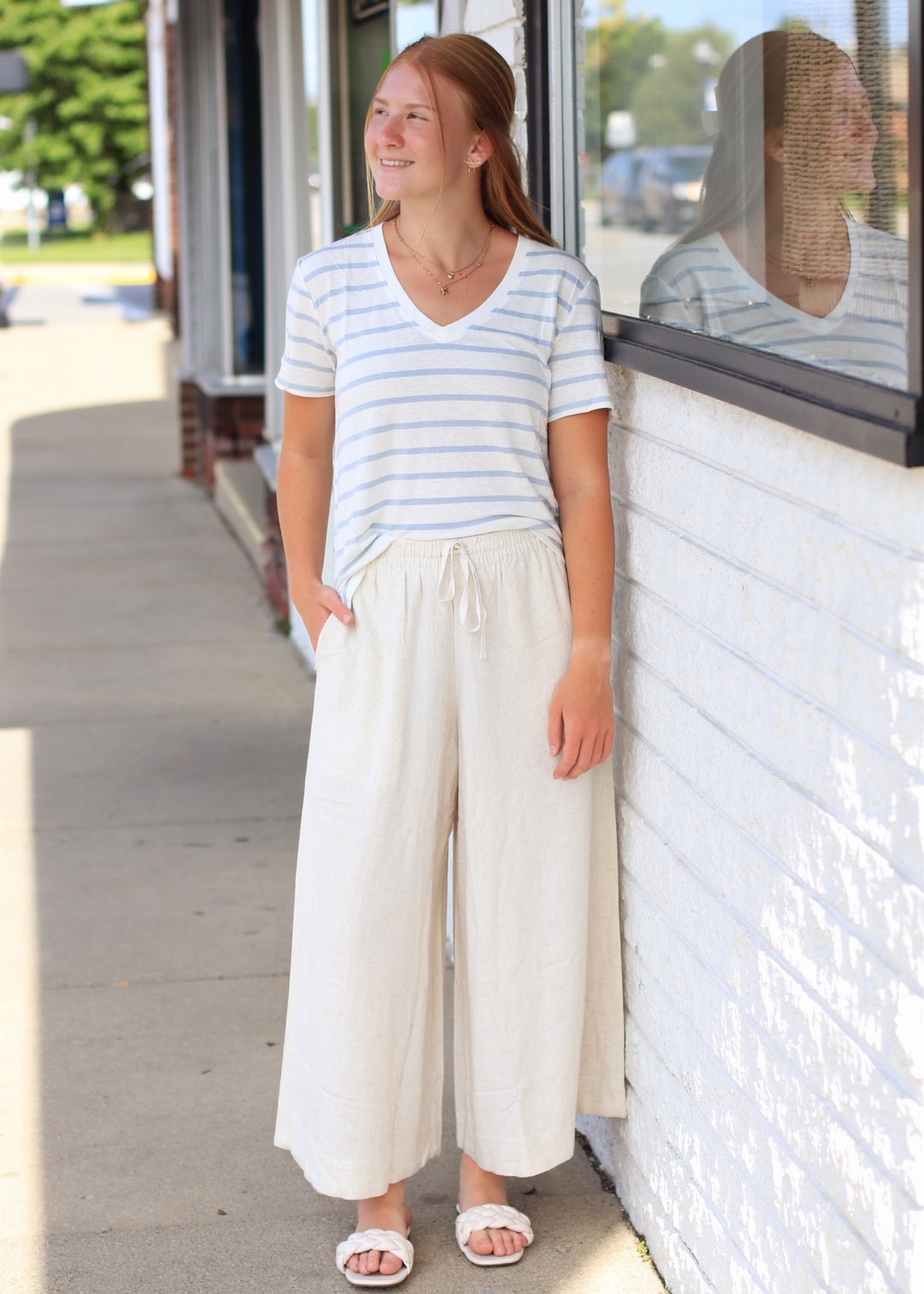 The Sandy Shore Palazzo Pants