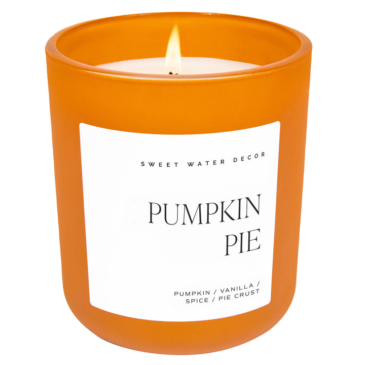 Pumpkin Pie 15 oz Soy Candle - Fall Decor & Gifts