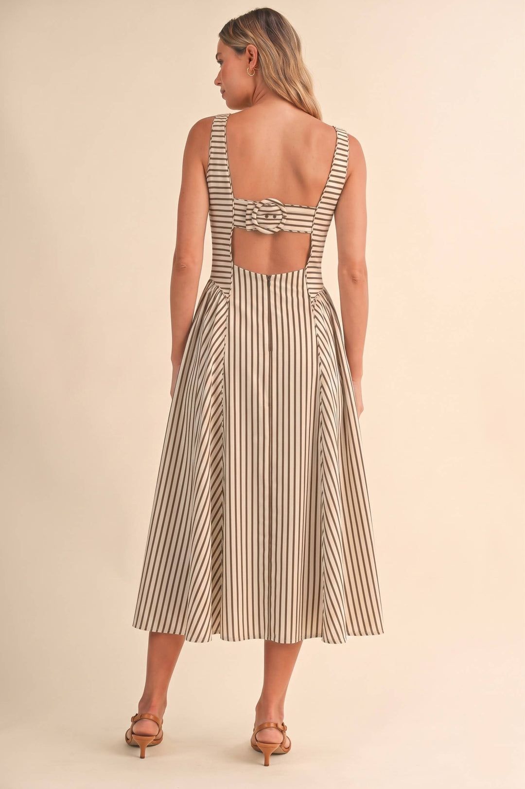The Capri Midi Stripe Dress