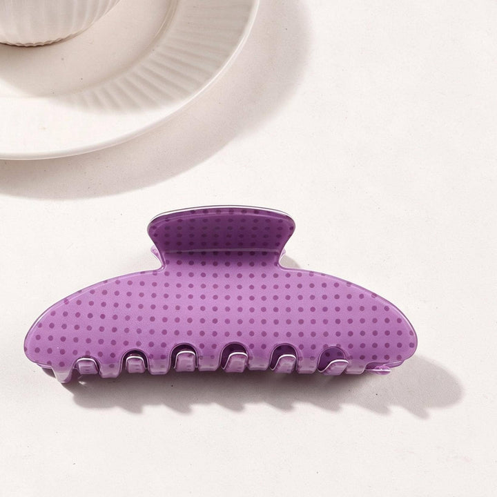 Polka Dot Hair Claw Clip