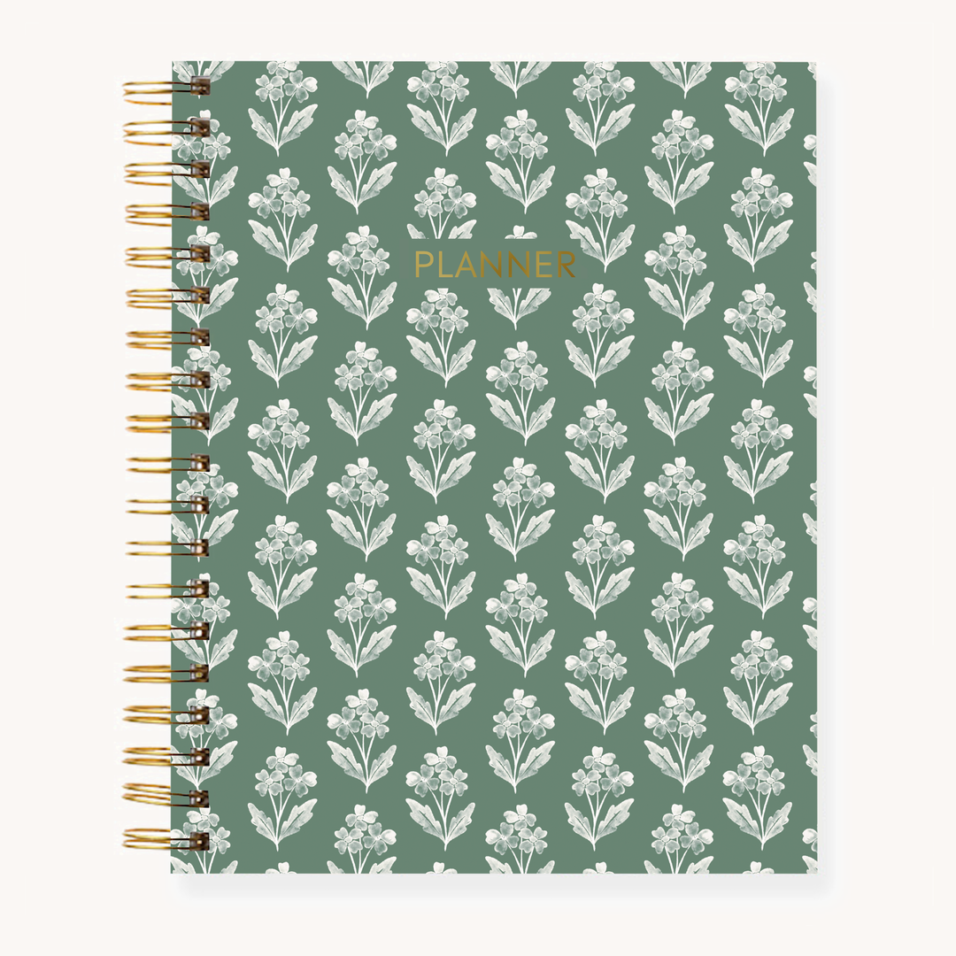 Floral Undated Planner