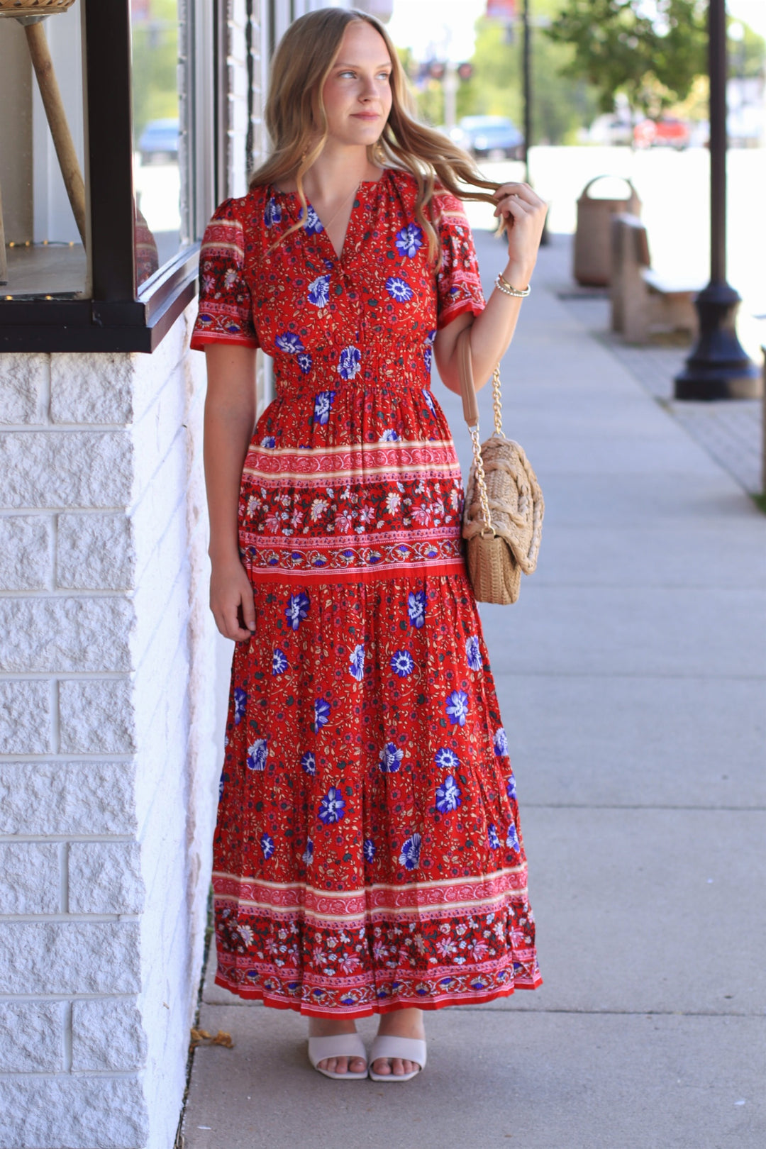 The Kaydree Dress in Hearth Rose