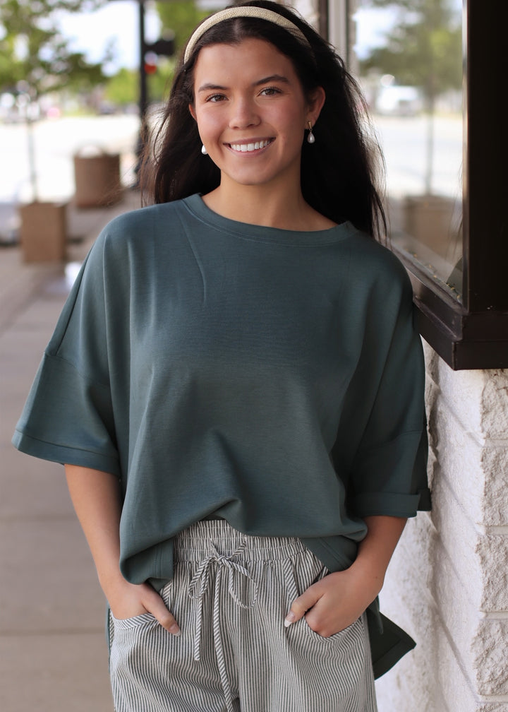 The Evergreen Scuba Top