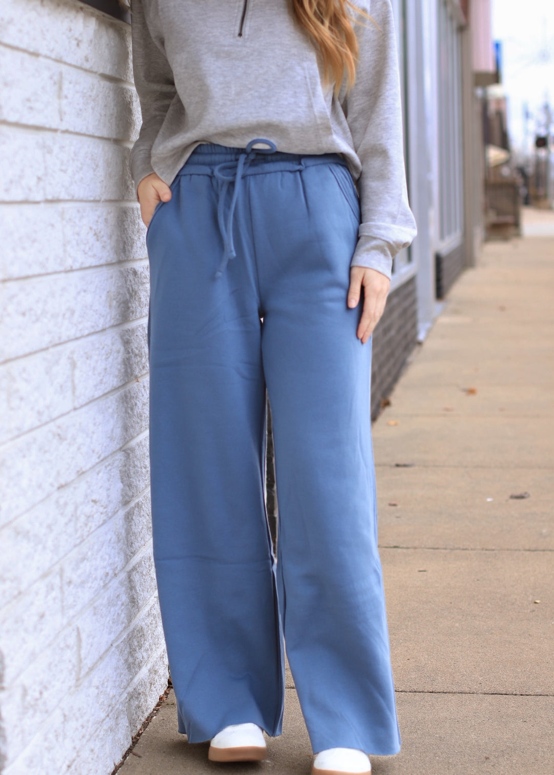 DOORBUSTER The Nest Lounge Pant - Dusty Blue