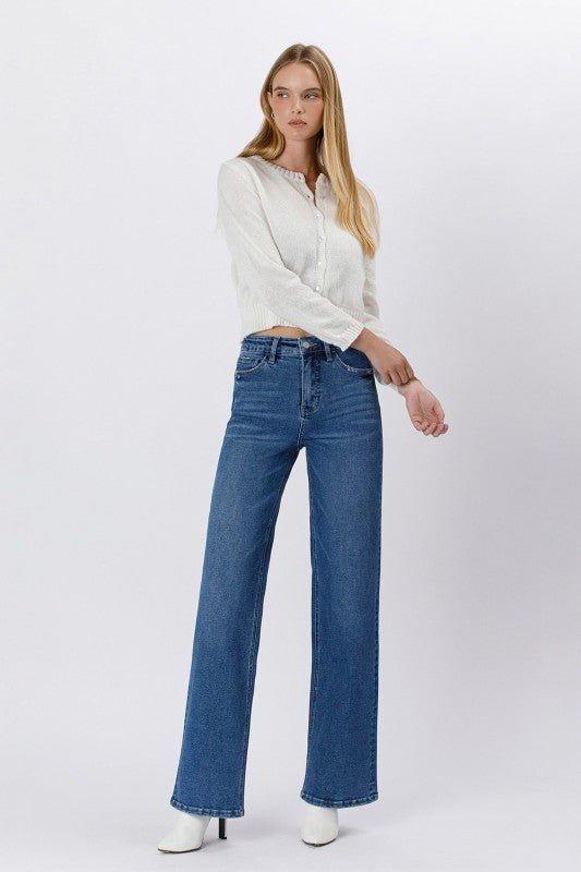 The Nicest Super High Rise Wide Jean