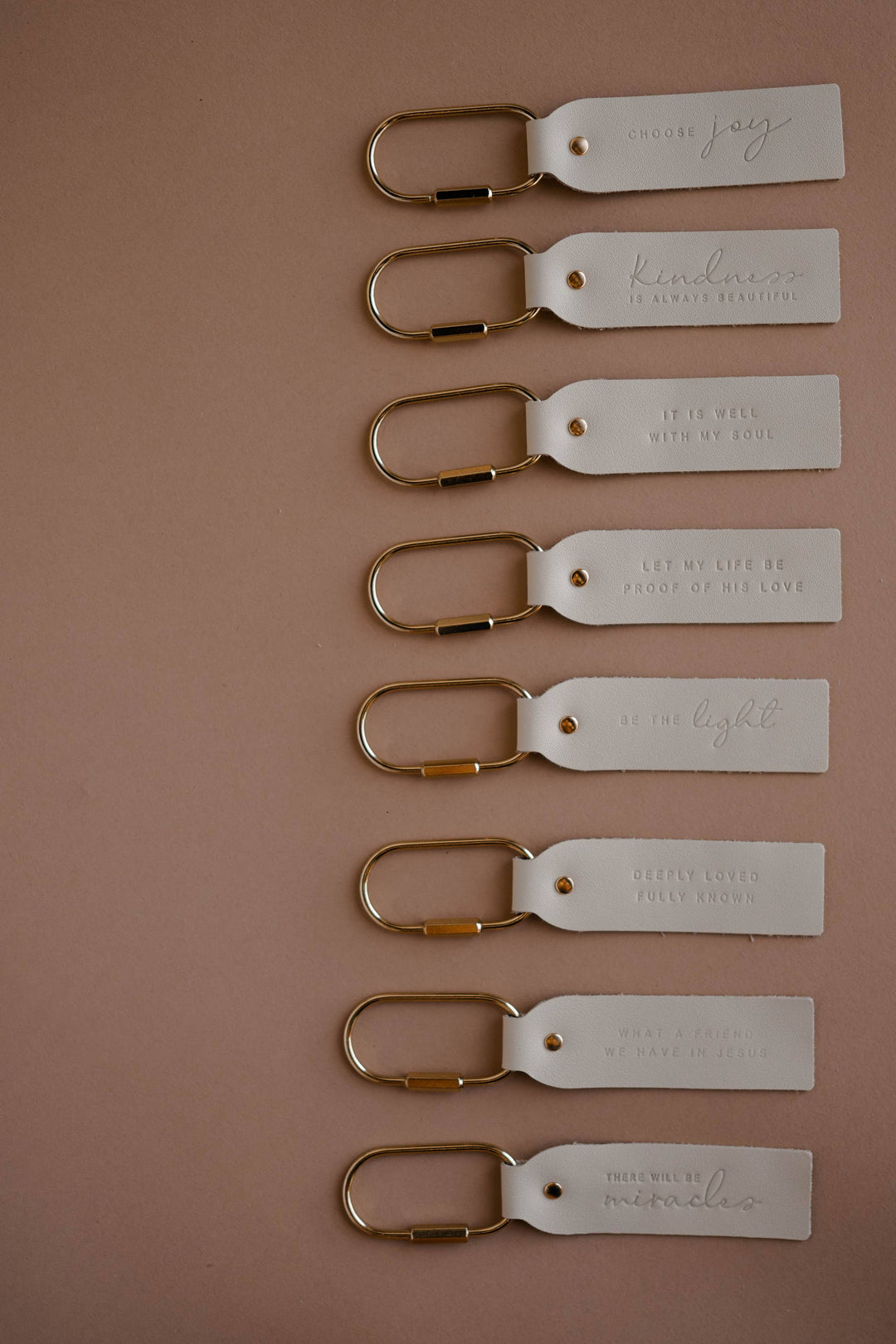 It Is Well Blonde Key Fob | Christian Keychain