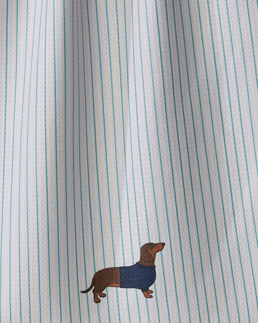 Doxie Stripe Tea Towel