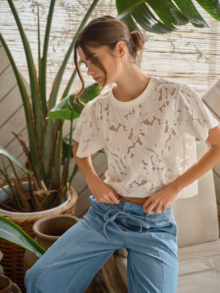 Floral Lace Blouse