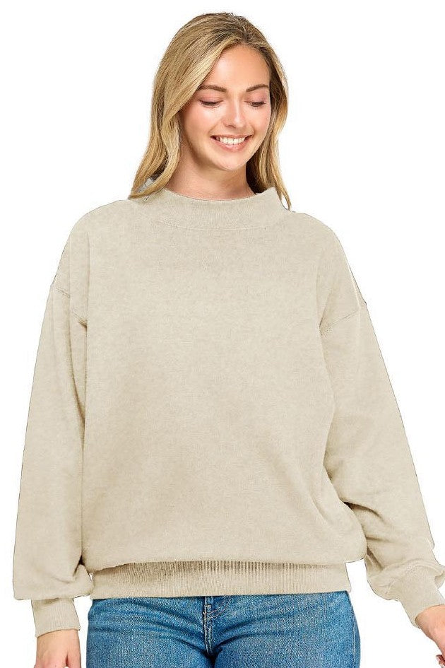 DOORBUSTER Mockneck in Fossil