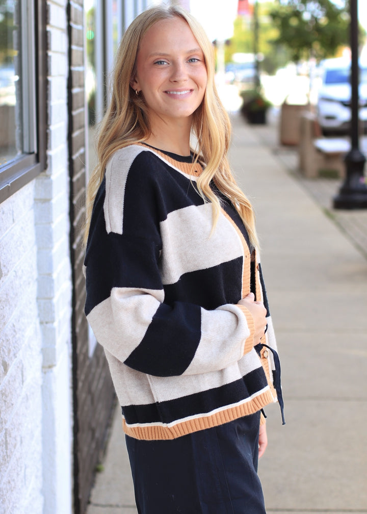 The Oatmeal &amp; Onyx Cardigan