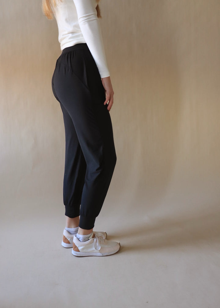 Butter Soft Joggers in Black