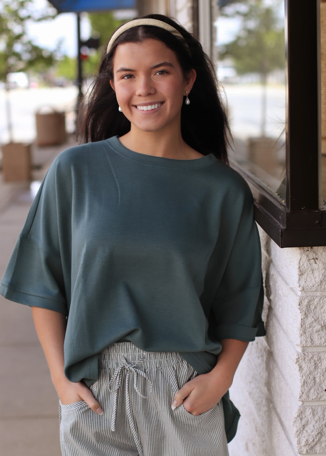 The Evergreen Scuba Top