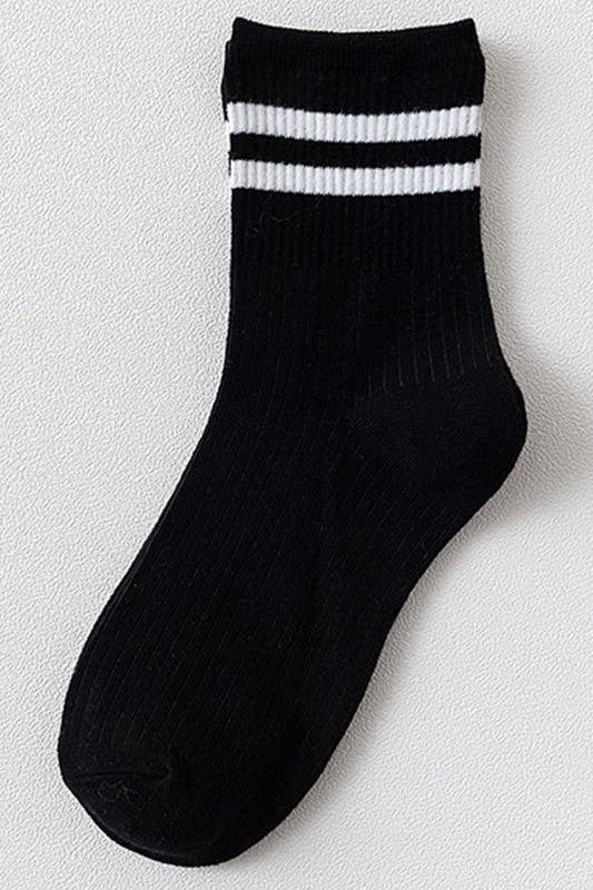BASIC DAILY CASUAL SOCKS  KHAKIBLACK