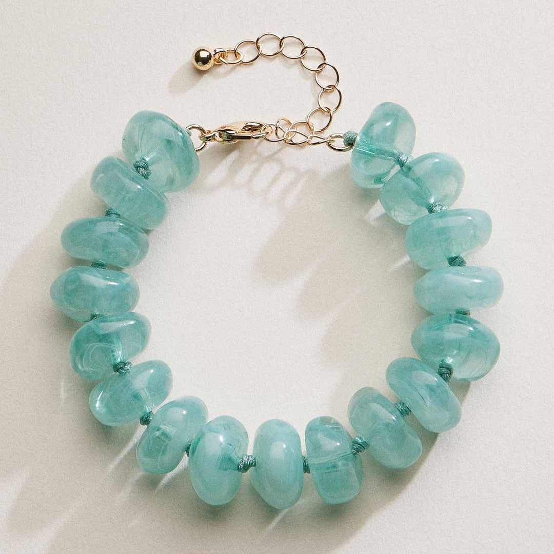 Natural Stone Beaded Bracelet – Green