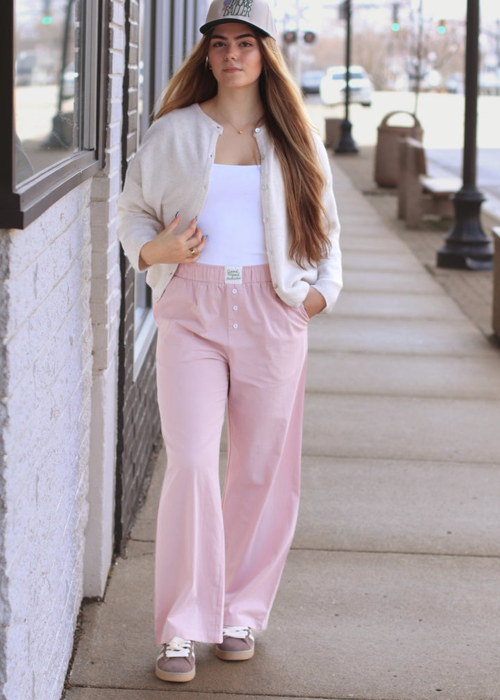 RESTOCK Ivory Ease Crew Neck Sweater Cardigan